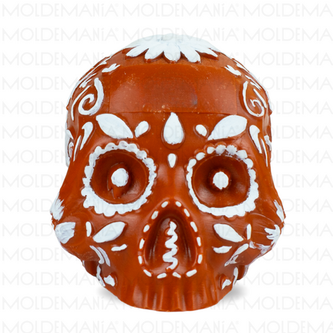 Molde Calavera de Azúcar Grande 3D