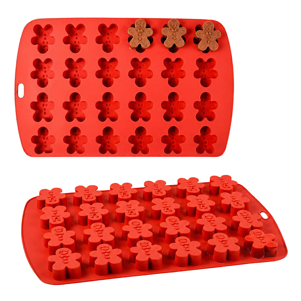 Molde de Silicón copos navideños para manualidades navideñas