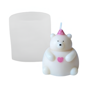 Molde de Oso Cumple Osorpresa 3D