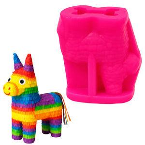 Molde de Silicón piñata de burrito mexicano para manualidades navideñas