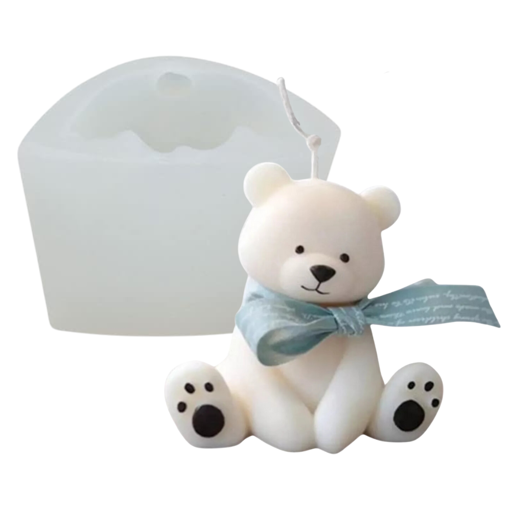Molde para velas 3D Oso