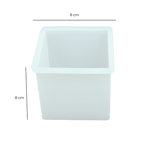 Molde Resina Cubo 8 Cm