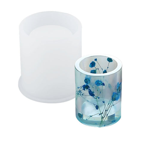 Molde Para Resina Vaso Redondo