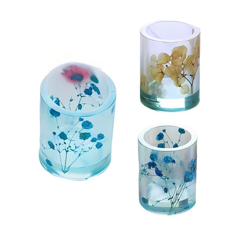 Molde Para Resina Vaso Redondo