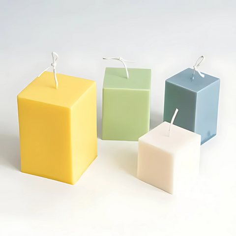 Moldes para Vela Acrílico Modernos Cuadrados 7.7x11.6 cm