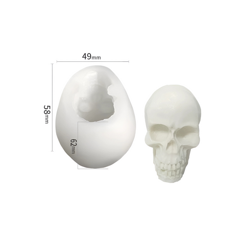 Molde Cráneo Clásico 3D 5cm