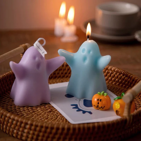 Molde Vela Fantasma Clásico Boo 3D