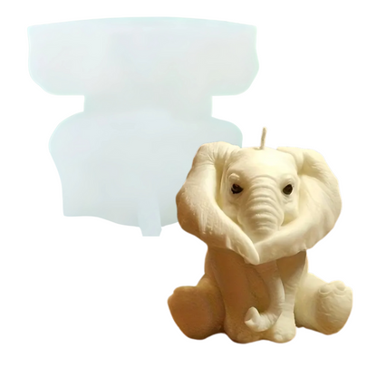 Molde Elefante No Oigo 3D