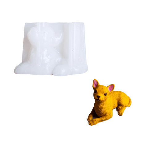 Molde Perro Chihuahua 3D Vela