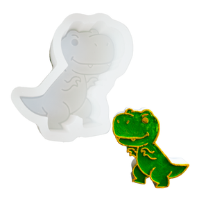 Molde Rex 3D Dino para Velas