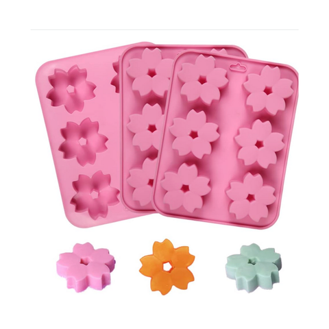 Molde de Flor de Sakura (6 Cavidades)