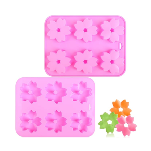Molde de Flor de Sakura (6 Cavidades)