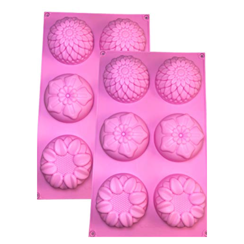 Molde de Silicona Flores Mixtas y Margaritas