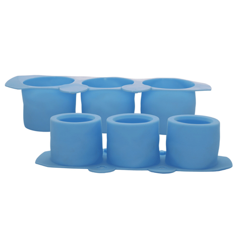 Molde Macetero Tres Macetas Redondas