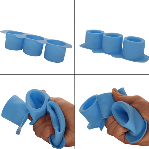 Molde Macetero Tres Macetas Redondas