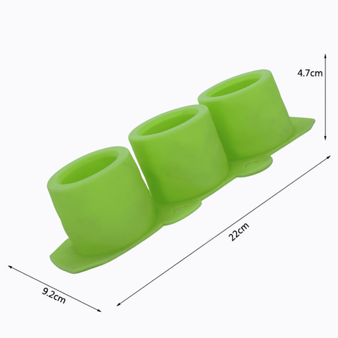 Molde Macetero Tres Macetas Redondas