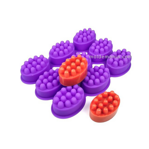 Molde 9 Cavidades Jabones Exfoliantes