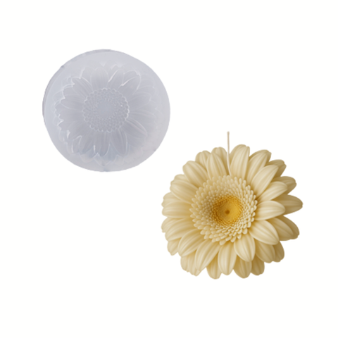 Molde 3D para Vela Girasol.