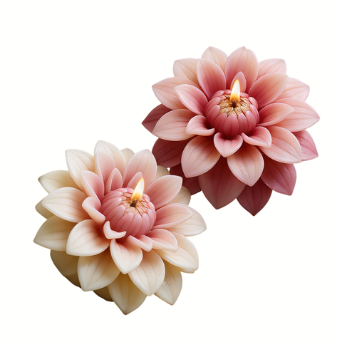 Molde 3D Flor Dalía para Vela.