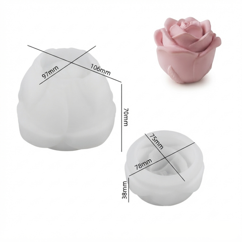 Molde para Resina Alhajero Rosa.