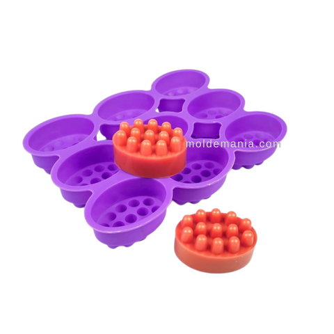 Molde 9 Cavidades Jabones Exfoliantes