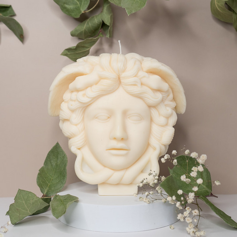 Molde Silicón Medusa Cabeza Jumbo 2D Decorativa