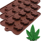 Molde Hojas Weed