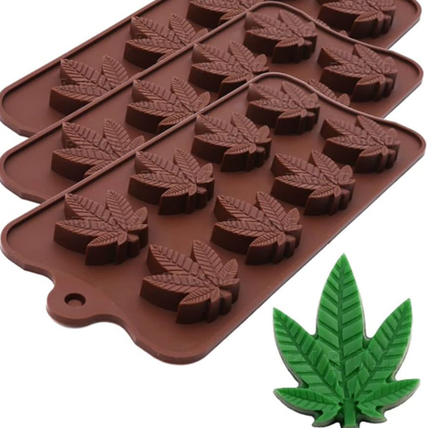 Molde Hojas Weed