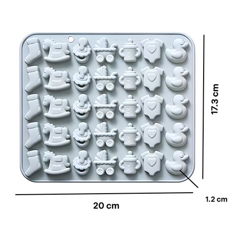 Molde Baby Shower Patito