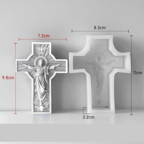 Molde de Cruz Cristo Chica