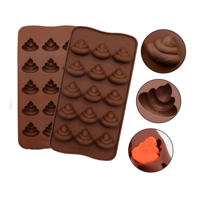 Molde de Emoji Poop (Popó) l Moldemania – Moldemanía