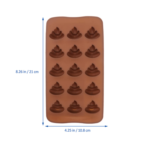 Molde de Emoji Poop (Popó)