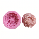 Molde para Vela 3D Peonia abriendo.