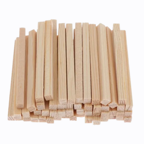 Palitos de Madera para Paleta 250 grs Cuadrados