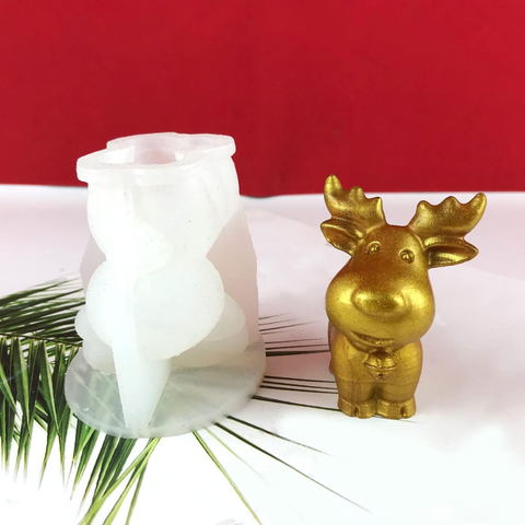 Molde Reno 3D Navideño