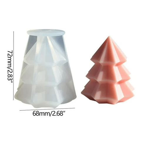 Set 3 Moldes Pinos Geométricos