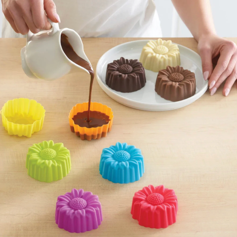 Moldes de Girasol Individuales Set de 6
