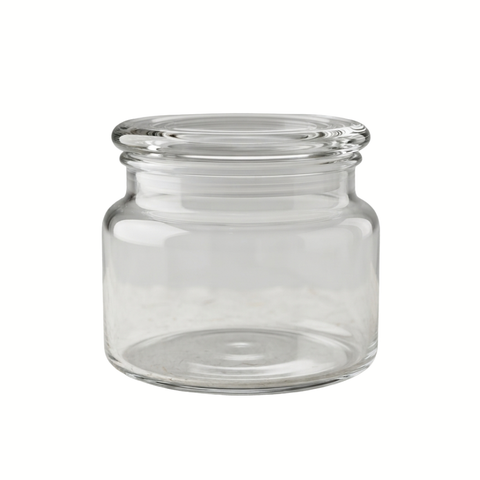 Tarro de Vidrio sellado con tapa de cristal 350 ml.