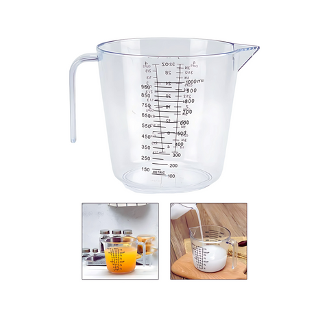 Taza Medidora 1Lt Plástica.