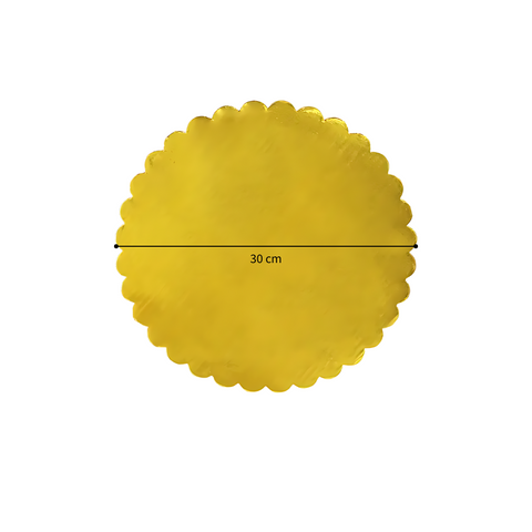 Base Cartón 30 cm con ondas