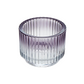 Frasco Porta Vela Rayas Morado 92x7cm 230 ml
