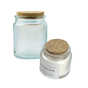 Frasco de cristal con tapa de corcho 200 ml