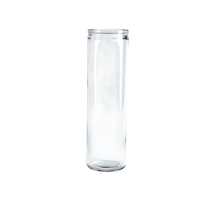Vaso para Veladora Alto y Liso 6x20 cm
