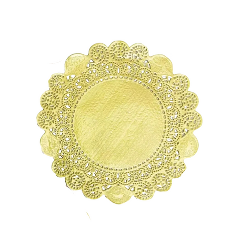 Blonda de Papel Oro para Postres o Decoración