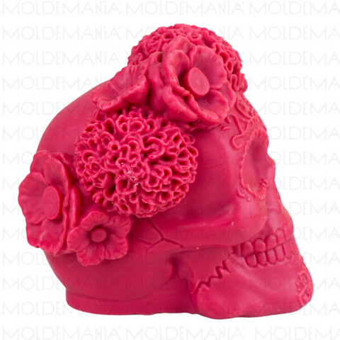 Molde Catrina Calavera Jumbo 3D
