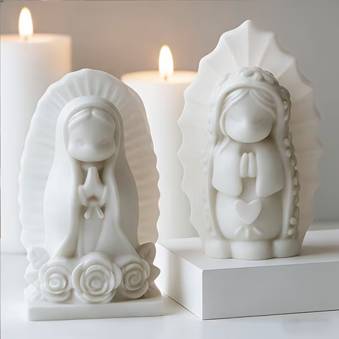 Molde Virgencita Oración 3D
