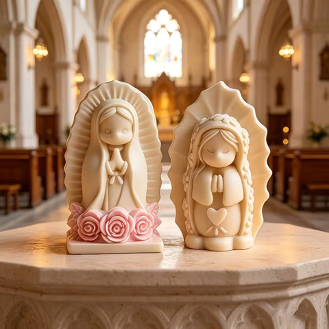 Molde Virgencita Oración 3D