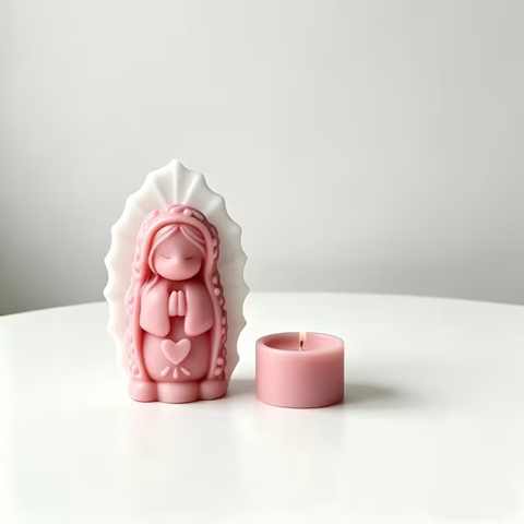 Molde Virgencita Oración 3D