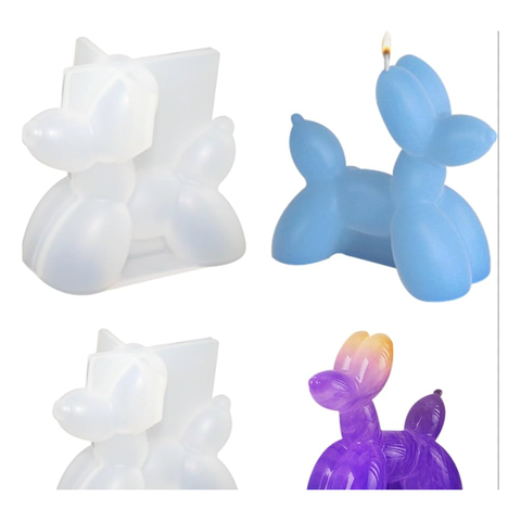 Molde de Silicona Perro de Globo Mediano
