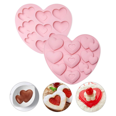 corazones para reposteria